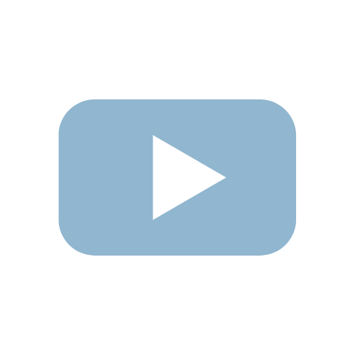 Blue Youtube Icon
